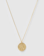 Izoa Star Sign Necklace Libra Gold