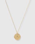 Izoa Star Sign Necklace Scorpio Gold