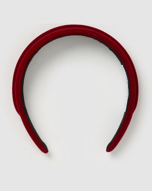 Izoa Tamara Headband Red Velvet