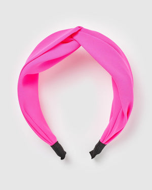 Izoa Taylor Headband Hot Pink