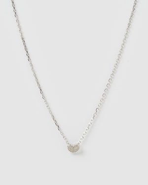 Izoa Tee Necklace Silver