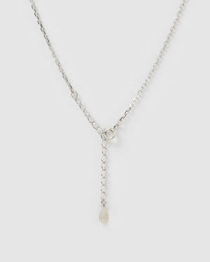 Izoa Tee Necklace Silver