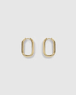 Izoa Tessa Hoop Earrings Gold