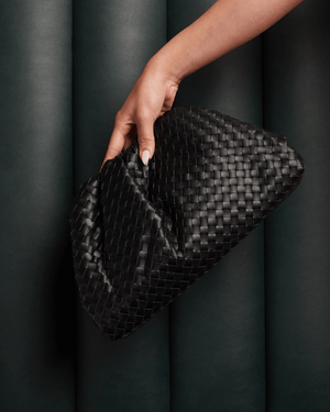 Izoa Vincenza Woven Bag Black