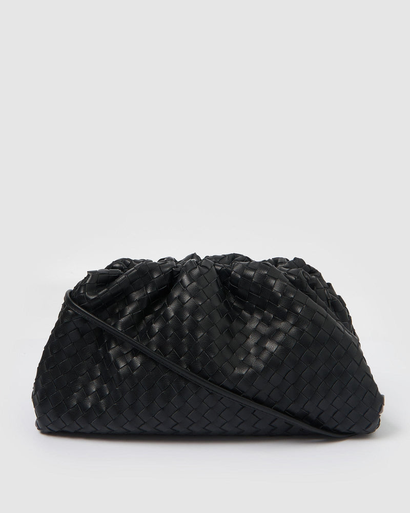 Izoa Vincenza Woven Bag Black