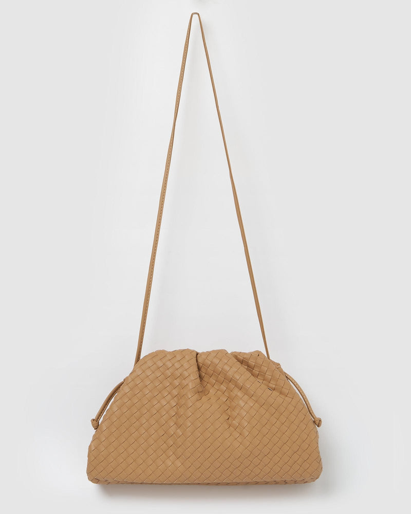 Izoa Vincenza Woven Bag Tan