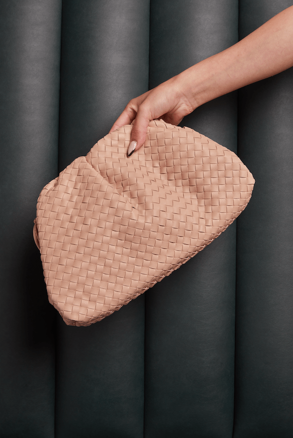 Izoa Vincenza Woven Bag Tan