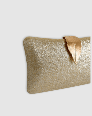 Izoa Hailey Clutch Gold