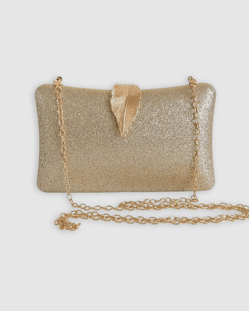 Izoa Hailey Clutch Gold