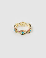 Izoa Istanbul Eye Ring Gold