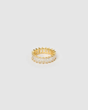 Izoa Jordy Ring Gold Clear