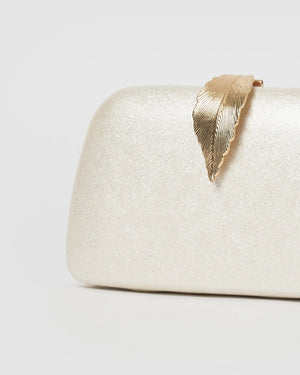 Izoa Rebecca Clutch Ivory