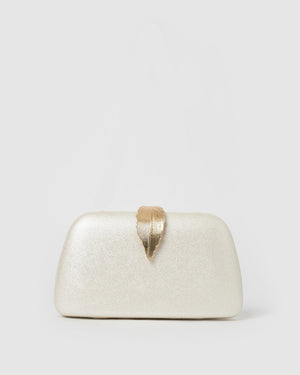 Izoa Rebecca Clutch White