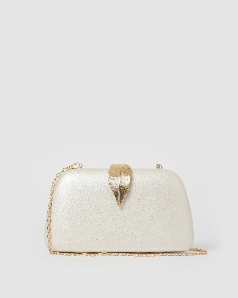 Izoa Rebecca Clutch White