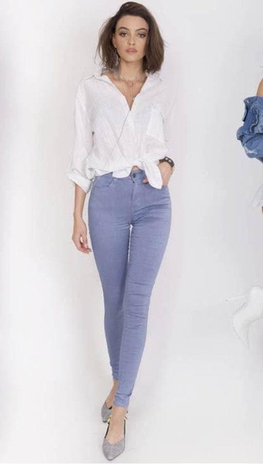 Refuge Denim Light Blue Kim Jean - Gelato Legs (HIGH RISE)