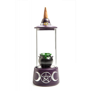 Cauldron Glass Case LED Backflow Incense Burner